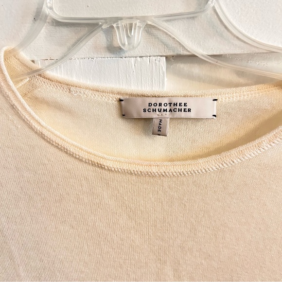 Dorothee Schumacher BODYCON LUXURY o-neck light weight top sweater - Picture 5 of 6